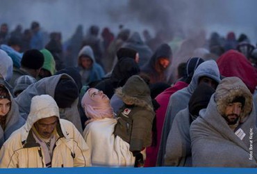 Migranti med nami <em>Foto: Foto: Borut Krajnc</em>