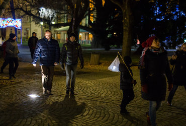 Po poti Lumine: Osvetljena pot z delavnico »Pobarvajmo si svet« <em>Foto: Boštjan Selinšek </em>